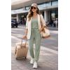 image:imageEkouaer Jumpsuits for Women Casual Summer Sleeveless 2026 Ribbed One Piece Romper Dressy Vacation Clothes Travel OutfitsIce Green