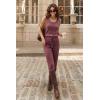 image:imageEkouaer Jumpsuits for Women Casual Summer Sleeveless 2026 Ribbed One Piece Romper Dressy Vacation Clothes Travel OutfitsRed