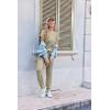 image:imageEkouaer Jumpsuits for Women Dressy Summer Romper Ribbed Knit Casual Travel Outfits 2026 Vacation Beach ClothesLight Green