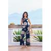 image:imageEkouaer Jumpsuits for Women One Piece Jumpsuit Wide Leg Sleeveless Crewneck Casual Womens Romper Jumpers With Pockets 2026Pink Floral Navy