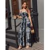 image:imageEkouaer Jumpsuits for Women Sleeveless Spaghetti Strap Womens Jumpsuit One Piece Wide Leg Summer Romper With Pockets 2026Black White