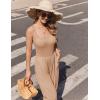 image:imageEkouaer Jumpsuits for Women Sleeveless Spaghetti Strap Womens Jumpsuit One Piece Wide Leg Summer Romper With Pockets 2026Khaki