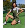 image:imageEkouaer Rompers for Women Casual Loose Sleeveless Overalls Shorts Knit Jumpsuits 2026 Summer Vacation Beach OutfitsGreen Grey