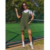 image:imageEkouaer Rompers for Women Casual Loose Sleeveless Overalls Shorts Knit Jumpsuits 2026 Summer Vacation Beach OutfitsGreen Grey