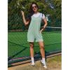 image:imageEkouaer Rompers for Women Casual Loose Sleeveless Overalls Shorts Knit Jumpsuits 2026 Summer Vacation Beach OutfitsIce Green