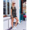image:imageEkouaer Rompers for Women Ribbed Knit Short Jumpsuit 2026 Summer Casual Vacation OutfitsGrey