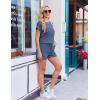 image:imageEkouaer Rompers for Women Ribbed Knit Short Jumpsuit 2026 Summer Casual Vacation OutfitsNavy