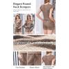 image:imageEkouaer Rompers for Women Summer Casual Cap Sleeve Crewneck Short Pants Jumpsuit Beach Vacation Outfit with Pockets SXXLBrown