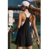 image:imageEkouaer Rompers for Women Summer Casual Sleeveless Short Overalls Boho Spaghetti Strap Shorts Jumpsuit with PocketsBlack