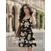 image:imageEkouaer Rompers for Women Summer Romper Sleeveless Scoop Neck Short Jumpsuits for Women Beach Jumpsuit with Pockets 2026Black Yellow Floral