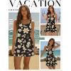 image:imageEkouaer Rompers for Women Summer Romper Sleeveless Scoop Neck Short Jumpsuits for Women Beach Jumpsuit with Pockets 2026Black Yellow Floral