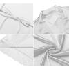 image:imageEkouaer Satin Robes for Women Lace Trim Silk Robe 34 Sleeve Kimono Bathrobe Bride Bridesmaid Wedding Party Sleepwear SXXLWhite