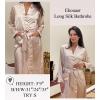 image:imageEkouaer Satin Robes for Women Long Sleeve Silk Bathrobe Soft Lightweight Full Length Sleepwear Bridesmaid Wedding Party RobesChampagne
