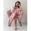 image:imageEkouaer Sleepwear Womens Satin Nightgown with Robes Set 2 Piece Sexy Lace Cami NightwearPink