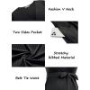 image:imageEkouaer Women Short Sleeve Maternity Nursing Dress Casual V Neck Breastfeeding Loungewear Ribbed Knit Pregnancy Dresses SXXLBlack