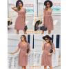 image:imageEkouaer Women Short Sleeve Maternity Nursing Dress Casual V Neck Breastfeeding Loungewear Ribbed Knit Pregnancy Dresses SXXLDirty Pink