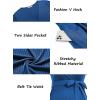image:imageEkouaer Women Short Sleeve Maternity Nursing Dress Casual V Neck Breastfeeding Loungewear Ribbed Knit Pregnancy Dresses SXXLRoyal Blue