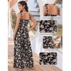 image:imageEkouaer Womens Casual Loose Jumpsuits One Piece Sleeveless Overalls Printed Long Pant Romper Fashion Boho Jumper with PocketFloral Black