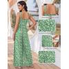 image:imageEkouaer Womens Casual Loose Jumpsuits One Piece Sleeveless Overalls Printed Long Pant Romper Fashion Boho Jumper with PocketFloral Green