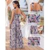 image:imageEkouaer Womens Casual Loose Jumpsuits One Piece Sleeveless Overalls Printed Long Pant Romper Fashion Boho Jumper with PocketFloral Print