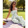 image:imageEkouaer Womens Casual Loose Jumpsuits One Piece Sleeveless Overalls Printed Long Pant Romper Fashion Boho Jumper with PocketFloral White 3