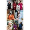 image:imageEkouaer Womens Satin Robe Silk Kimono Bathrobe Bridesmaid Wedding Bridal Party Robes 34 Bell Sleeve Sleepwear SXXLWhite