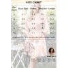image:imageEkouaer Womens Satin Robes Silk Kimono Bath Robe Short Ruffled Hem Bride Bridesmaid Sleepwear with Pockets01misty Rose