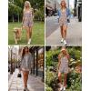 image:imageEkouaer Womens Summer Casual Sleeveless Rompers 2026 Floral Loose Shorts Overalls Adjustable Boho Jumpsuits with PocketsMulticolor Floral