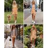 image:imageEkouaer Womens Summer Casual Sleeveless Rompers 2026 Floral Loose Shorts Overalls Adjustable Boho Jumpsuits with PocketsYellow Leaves Print
