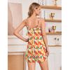 image:imageEkouaer Womens Summer Casual Sleeveless Rompers 2026 Floral Loose Shorts Overalls Adjustable Boho Jumpsuits with PocketsYellow Leaves Print
