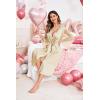 image:imageEouaer Womens Satin Kimono Robe for Bridesmaid and Bride Wedding Party Getting Ready Short RobeChampagne