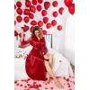 image:imageEouaer Womens Satin Kimono Robe for Bridesmaid and Bride Wedding Party Getting Ready Short RobeWine Red