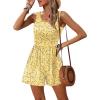 Yellow White Floral
