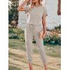 image:imageEkouaer Jumpsuits for Women Dressy Summer Romper Casual Spring Vacation Outfits 2026 One Piece Travel ClothesBeige