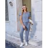 image:imageEkouaer Jumpsuits for Women Dressy Summer Romper Casual Spring Vacation Outfits 2026 One Piece Travel ClothesBlue