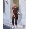 image:imageEkouaer Jumpsuits for Women Dressy Summer Romper Casual Spring Vacation Outfits 2026 One Piece Travel ClothesBrown