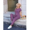 image:imageEkouaer Jumpsuits for Women Dressy Summer Romper Casual Spring Vacation Outfits 2026 One Piece Travel ClothesDark Purple
