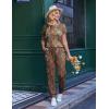 image:imageEkouaer Jumpsuits for Women Dressy Summer Romper Casual Spring Vacation Outfits 2026 One Piece Travel ClothesFloral 721