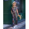 image:imageEkouaer Jumpsuits for Women Dressy Summer Romper Casual Spring Vacation Outfits 2026 One Piece Travel ClothesFloral 887