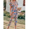 image:imageEkouaer Jumpsuits for Women Dressy Summer Romper Casual Spring Vacation Outfits 2026 One Piece Travel ClothesFloral 96