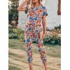 image:imageEkouaer Jumpsuits for Women Dressy Summer Romper Casual Spring Vacation Outfits 2026 One Piece Travel ClothesFloral 96