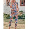 image:imageEkouaer Jumpsuits for Women Dressy Summer Romper Casual Spring Vacation Outfits 2026 One Piece Travel ClothesFloral 96