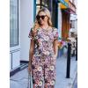 image:imageEkouaer Jumpsuits for Women Dressy Summer Romper Casual Spring Vacation Outfits 2026 One Piece Travel ClothesLilac