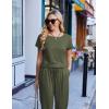 image:imageEkouaer Jumpsuits for Women Dressy Summer Romper Casual Spring Vacation Outfits 2026 One Piece Travel ClothesOlive
