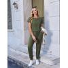 image:imageEkouaer Jumpsuits for Women Dressy Summer Romper Casual Spring Vacation Outfits 2026 One Piece Travel ClothesOlive