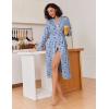 image:imageEkouaer Kimono Robes for Women Long Lightweight Knit Bathrobe Shawl Soft Sleepwear Casual Ladies Loungewear SXXLCool Dogs