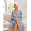 image:imageEkouaer Kimono Robes for Women Long Lightweight Knit Bathrobe Shawl Soft Sleepwear Casual Ladies Loungewear SXXLCool Dogs
