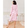 image:imageEkouaer Kimono Robes for Women Long Lightweight Knit Bathrobe Shawl Soft Sleepwear Casual Ladies Loungewear SXXLFlamingos