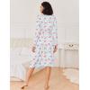 image:imageEkouaer Kimono Robes for Women Long Lightweight Knit Bathrobe Shawl Soft Sleepwear Casual Ladies Loungewear SXXLPink Leopard