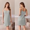 image:imageEkouaer Robe Sets for Women 2 Pieces Nightgown Long Sleeves Bathrobe Soft Sleepwear 2025 S2XLLight Grey